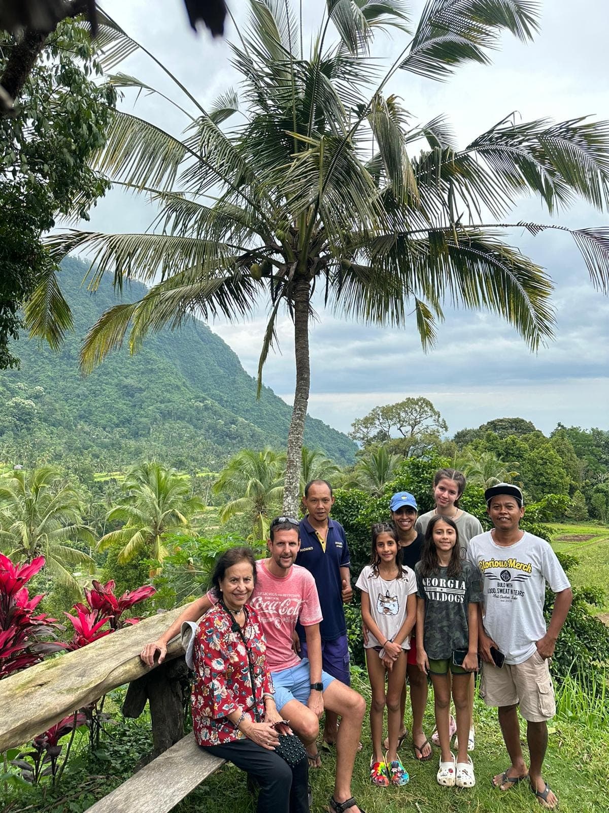 Happy customer in Bali