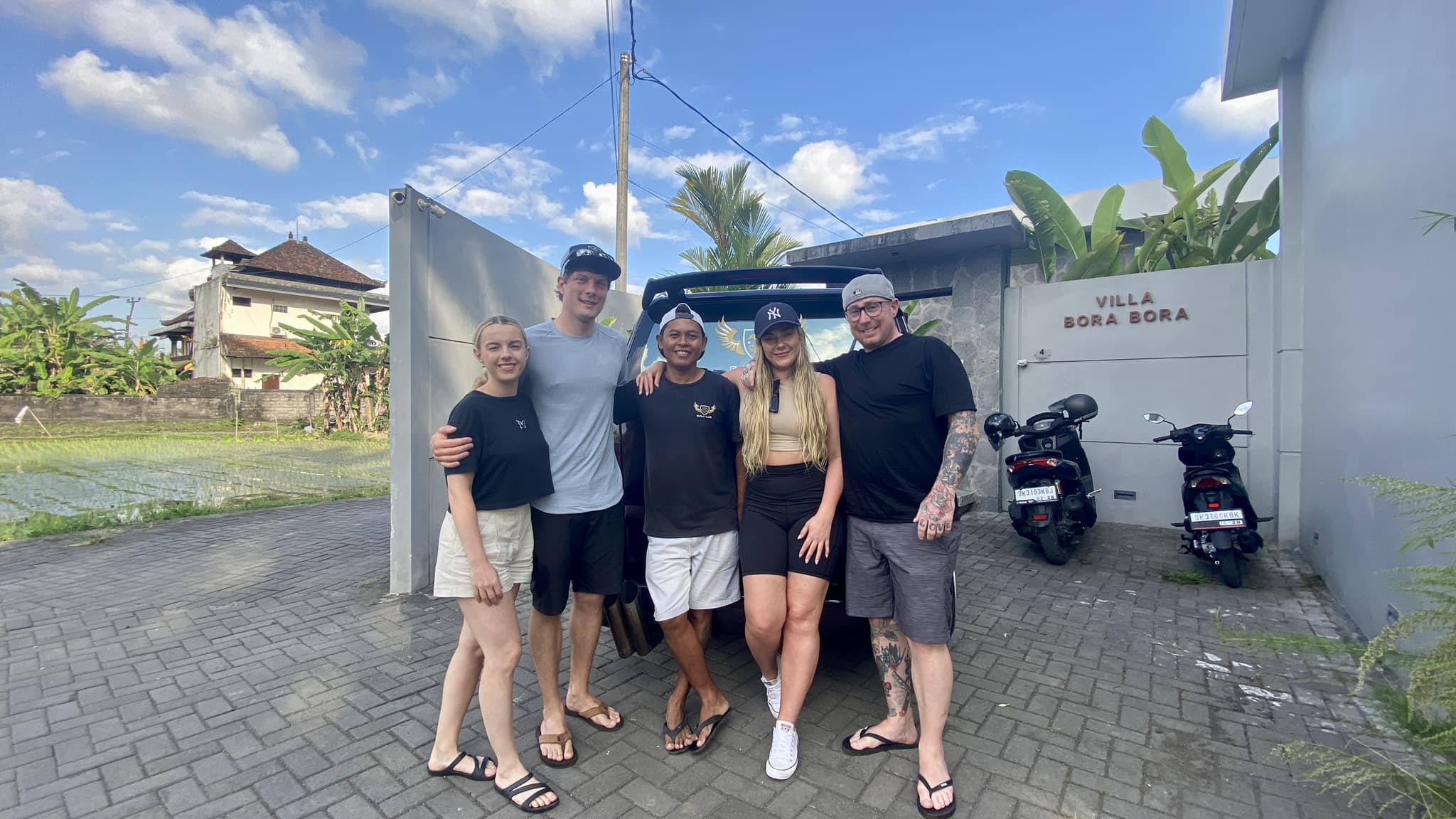 Happy customer in Bali