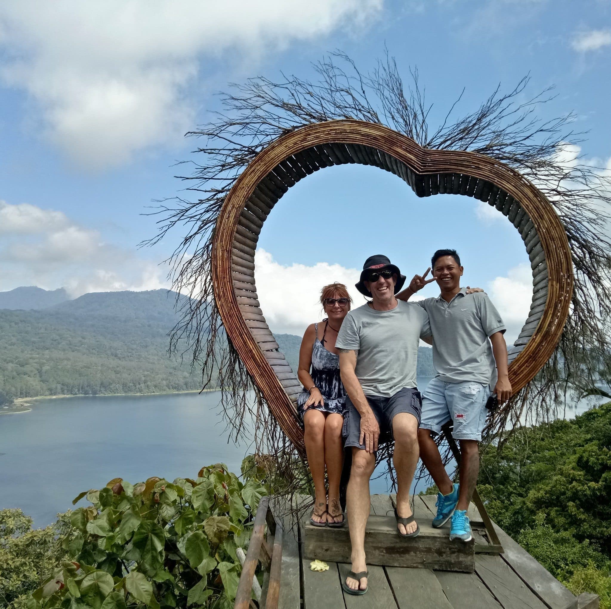 Happy customer in Bali